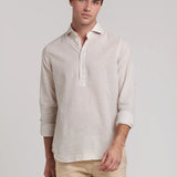 CAMISA POLERA LINO RAYAS