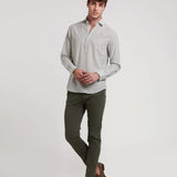 CAMISA POLERA LINO RAYAS