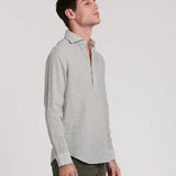 CAMISA POLERA LINO RAYAS