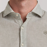 CAMISA POLERA LINO RAYAS