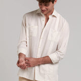CAMISA CUBANA LINO