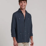 CAMISA CUBANA LINO