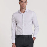 CAMISA VESTIR ELASTICA CUELLO ITALIANO SLIM FIT