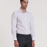 CAMISA VESTIR ELASTICA CUELLO ITALIANO SLIM FIT