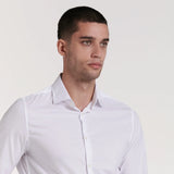 CAMISA VESTIR ELASTICA CUELLO ITALIANO SLIM FIT