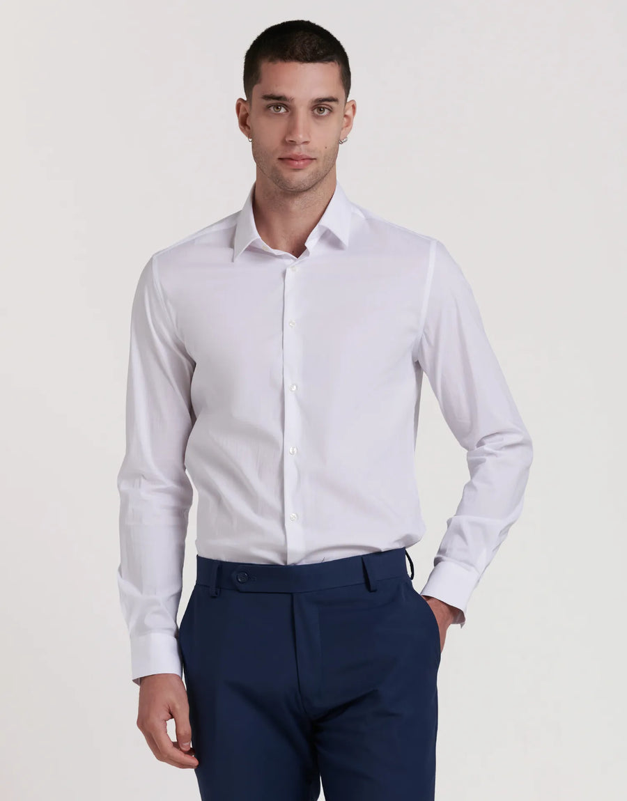 CAMISA VESTIR ELASTICA COMFORT FIT