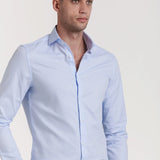 CAMISA ESTRUCTURA CUELLO ITALIANO SLIM FIT