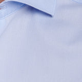 Camisa slim fit com gola estruturada italiana
