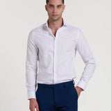 CAMISA ESTRUCTURA CUELLO ITALIANO SLIM FIT