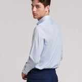 CAMISA SLIM ESTRUCTURA CUELLO ITALIANO