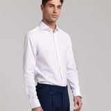 CAMISA SLIM ESTRUCTURA CUELLO ITALIANO