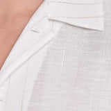 CAMISA MC LINO RAYAS