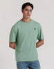 BASIC OVERSIZE EMBROIDERED T-SHIRT