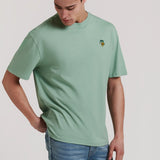 T-SHIRT BÁSICA OVERSIZE BORDADA