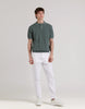 STRUCTURED KNIT POLO SHIRT