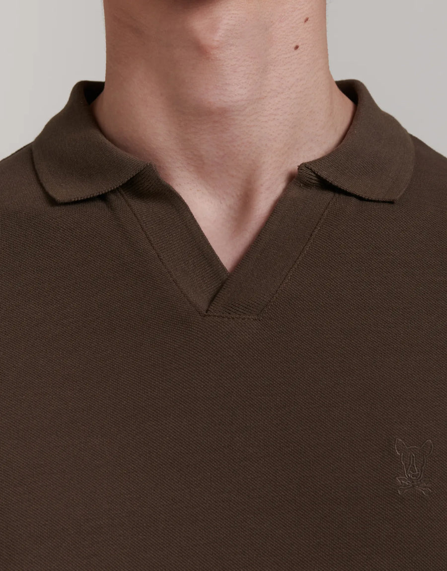 PLAIN POLO SHIRT, FINE KNIT