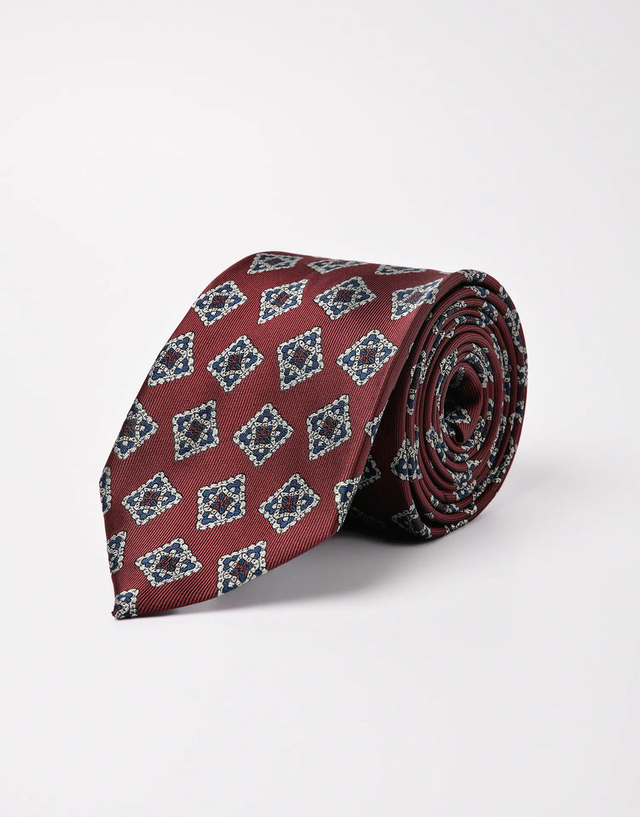 CORBATA ESTAMPADO GEOMETRICO