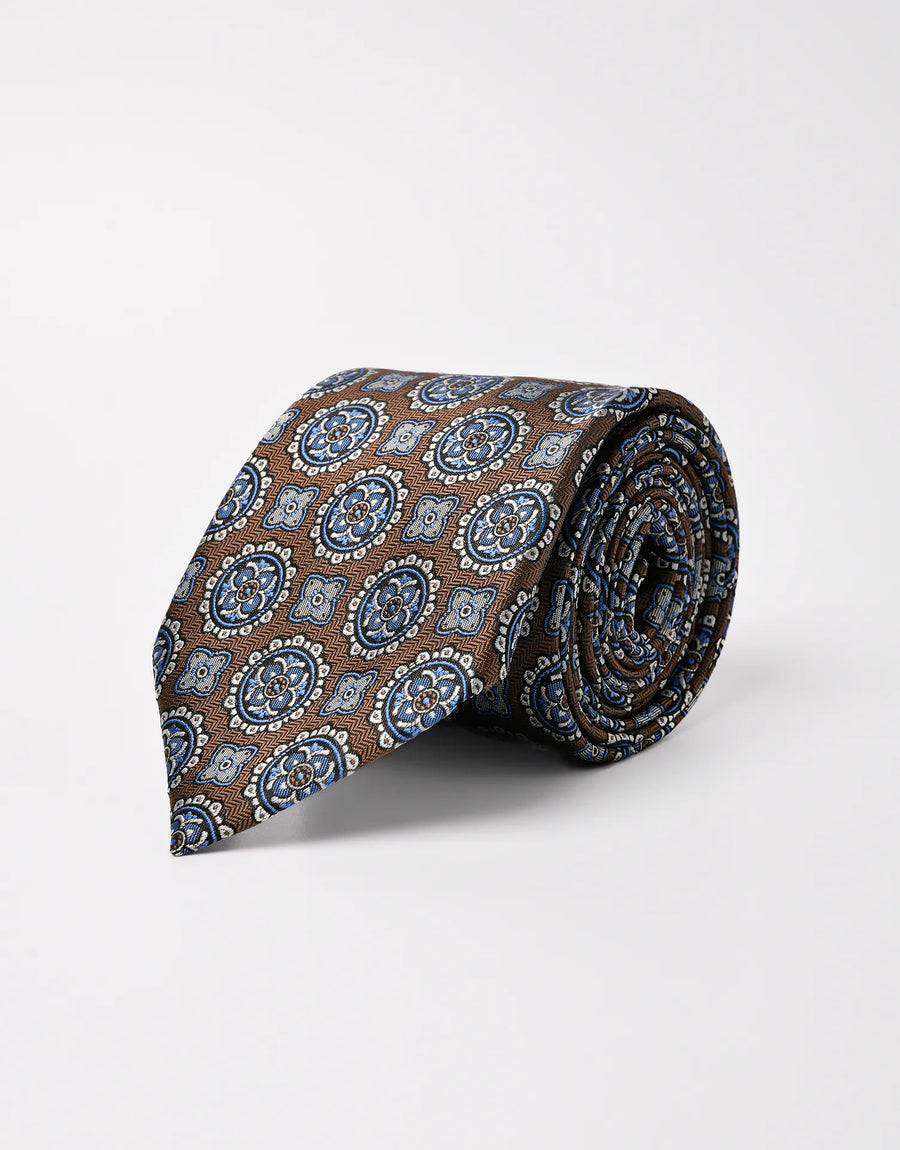 CORBATA ESTAMPADO GEOMÉTRICO