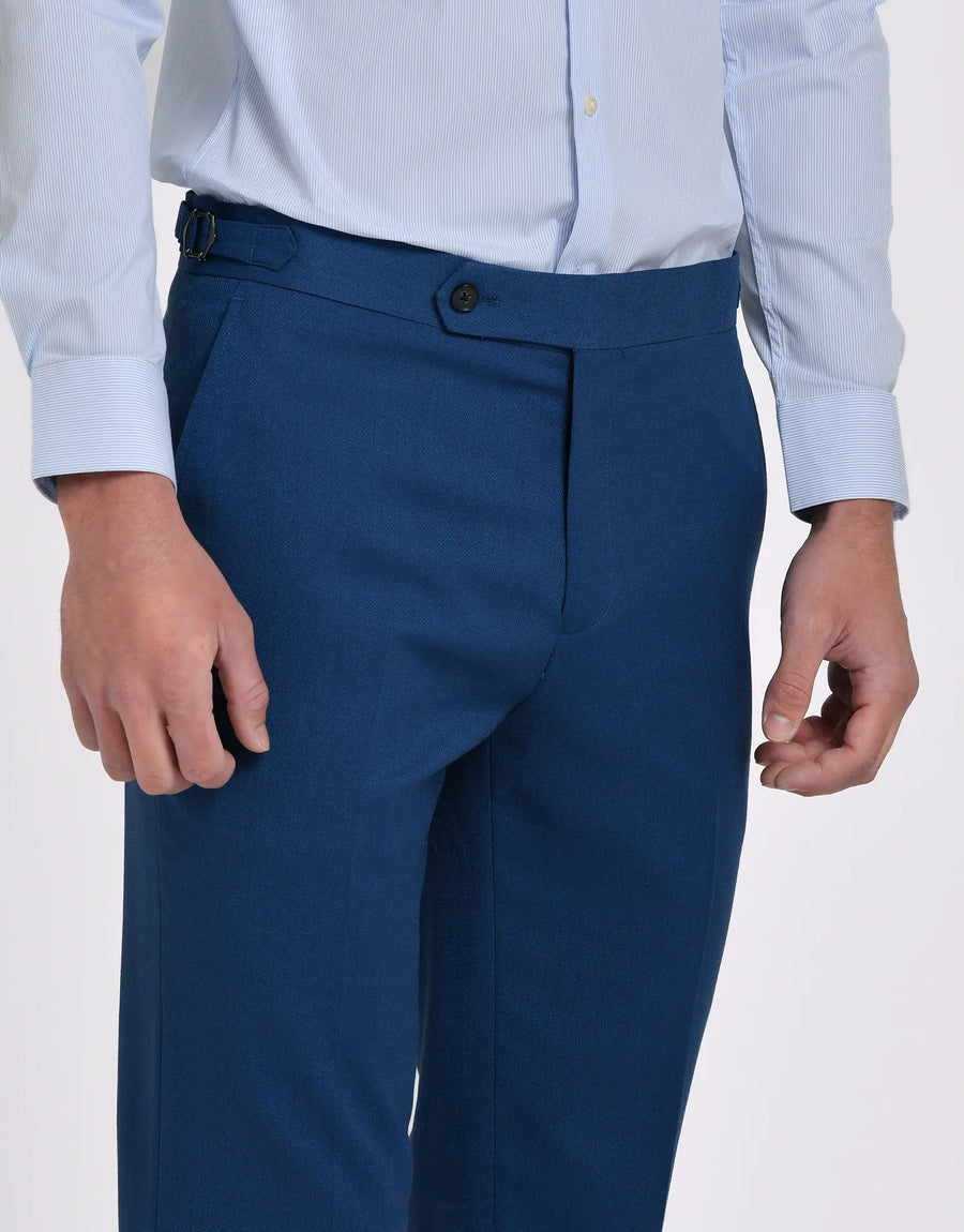 PANTALON TRAJE MEZCLILLA TRABILLAS