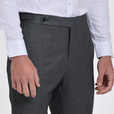 PANTALON TRAJE TEJIDO TRAMA