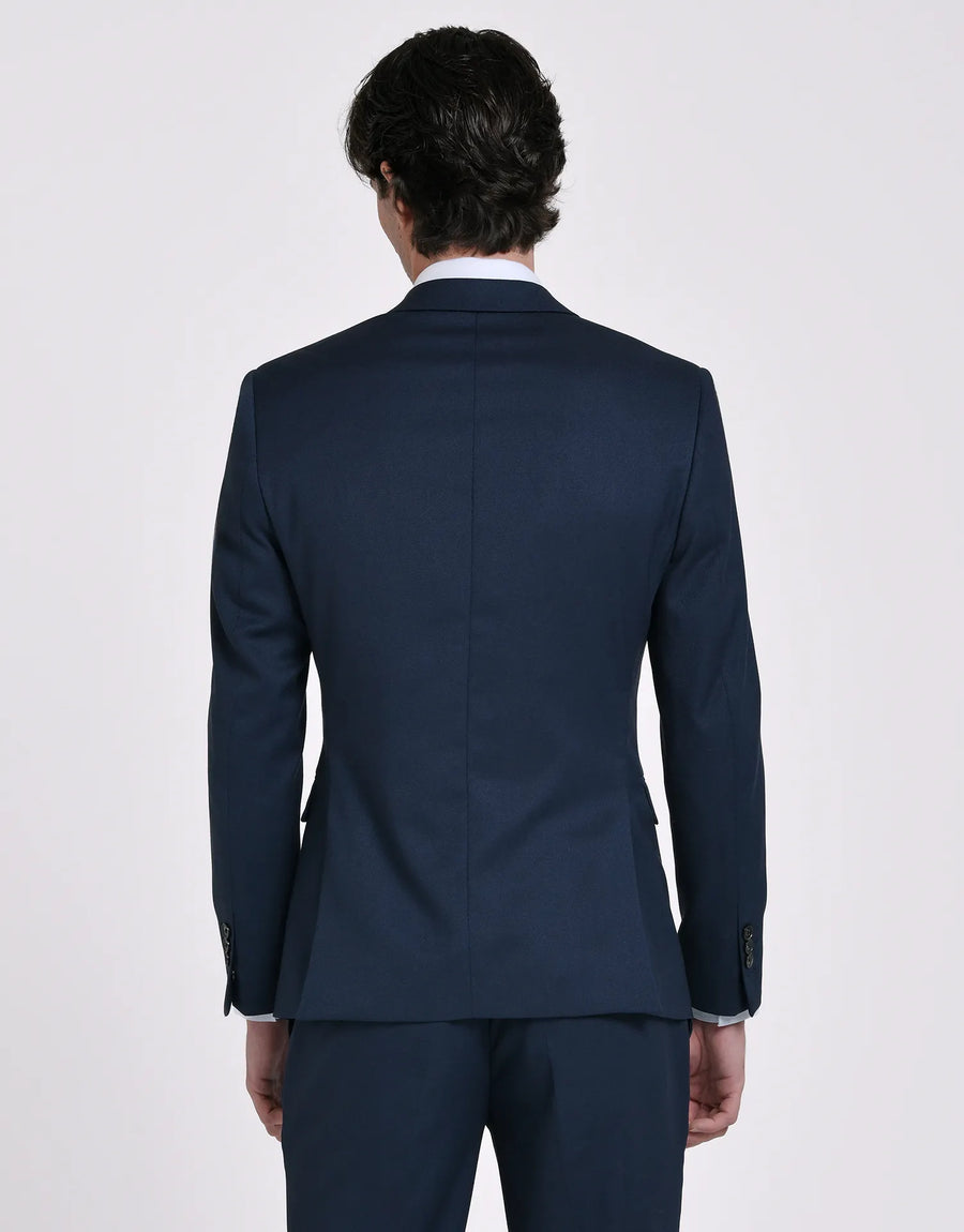 AMERICANA TRAJE CRUZADO MEZCLILLA