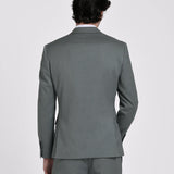 AMERICANA TRAJE CRUZADO MEZCLILLA