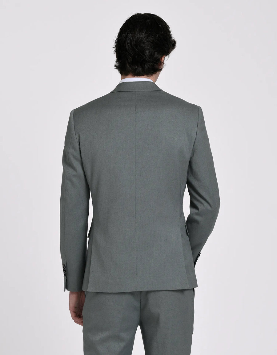AMERICANA TRAJE CRUZADO MEZCLILLA