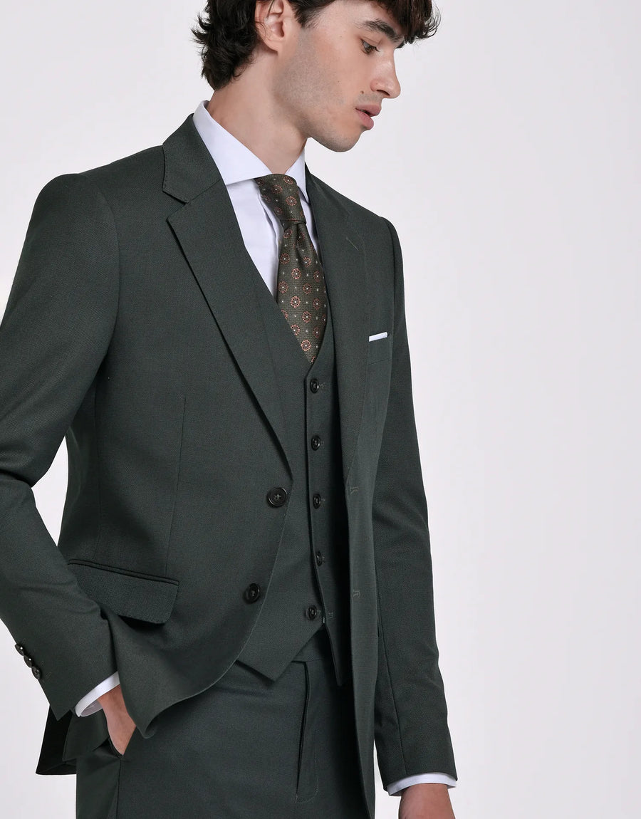 AMERICANA TRAJE OJO PERDIZ