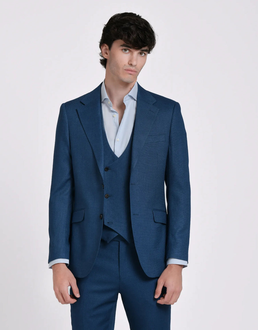 AMERICANA TRAJE TEJIDO TRAMA