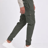 PANTALÓN CARGO ELÁSTICO CINTURA Z08
