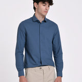 CAMISA OXFORD CUELLO ITALIANO SLIM FIT