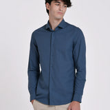 CAMISA OXFORD CUELLO ITALIANO SLIM FIT