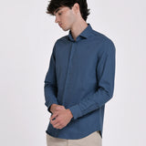 CAMISA OXFORD CUELLO ITALIANO SLIM FIT