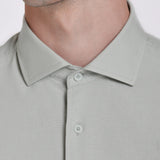 CAMISA OXFORD CUELLO ITALIANO SLIM FIT