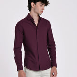 CAMISA OXFORD CUELLO ITALIANO SLIM FIT
