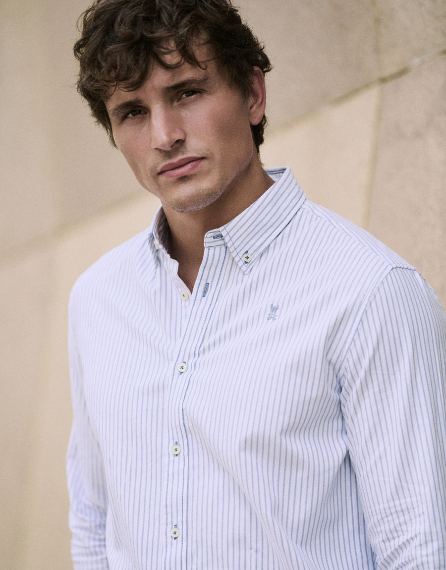 CAMISA OXFORD RAYAS