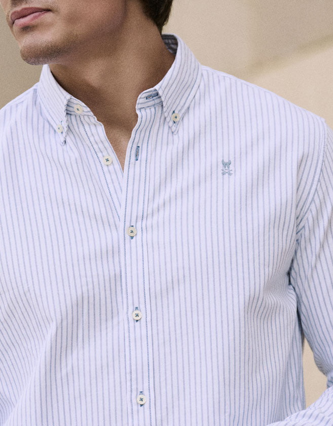 CAMISA OXFORD RAYAS