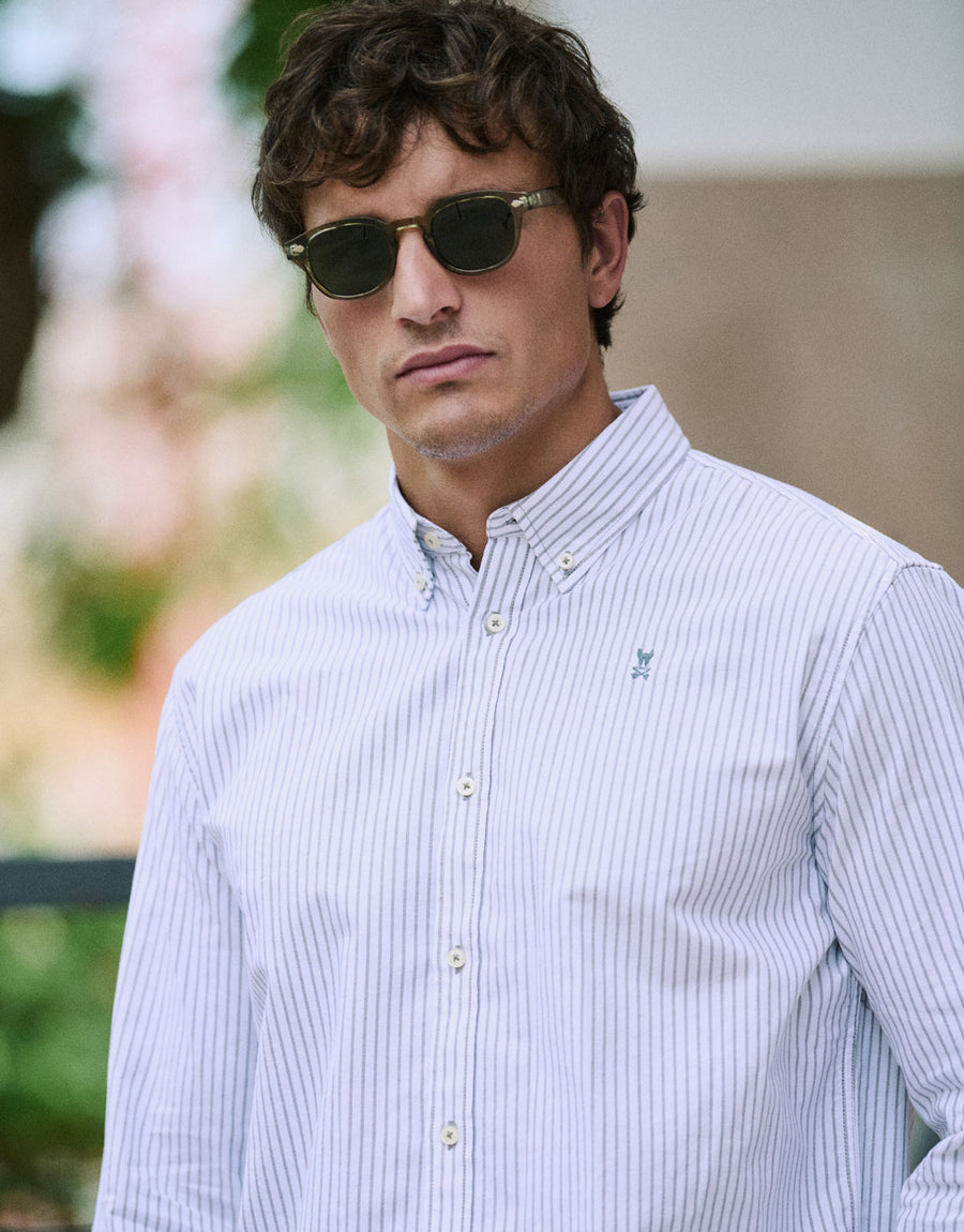 CAMISA OXFORD RAYAS