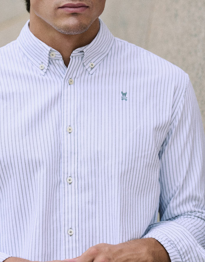 CAMISA OXFORD RAYAS