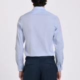 CAMISA VESTIR ELASTICA CUELLO BÁSICO SLIM FIT