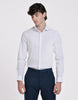 CAMISA VESTIR ELASTICA CUELLO BÁSICO SLIM FIT