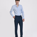 CAMISA VESTIR ESTRUCTURA CUELLO ITALIANO