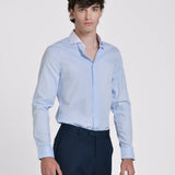 CAMISA VESTIR ESTRUCTURA CUELLO ITALIANO