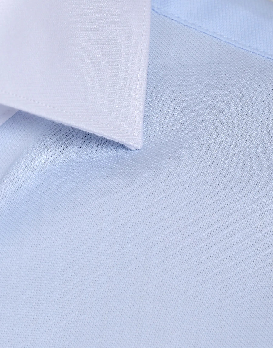 CAMISA VESTIR ESTRUCTURA CUELLO ITALIANO