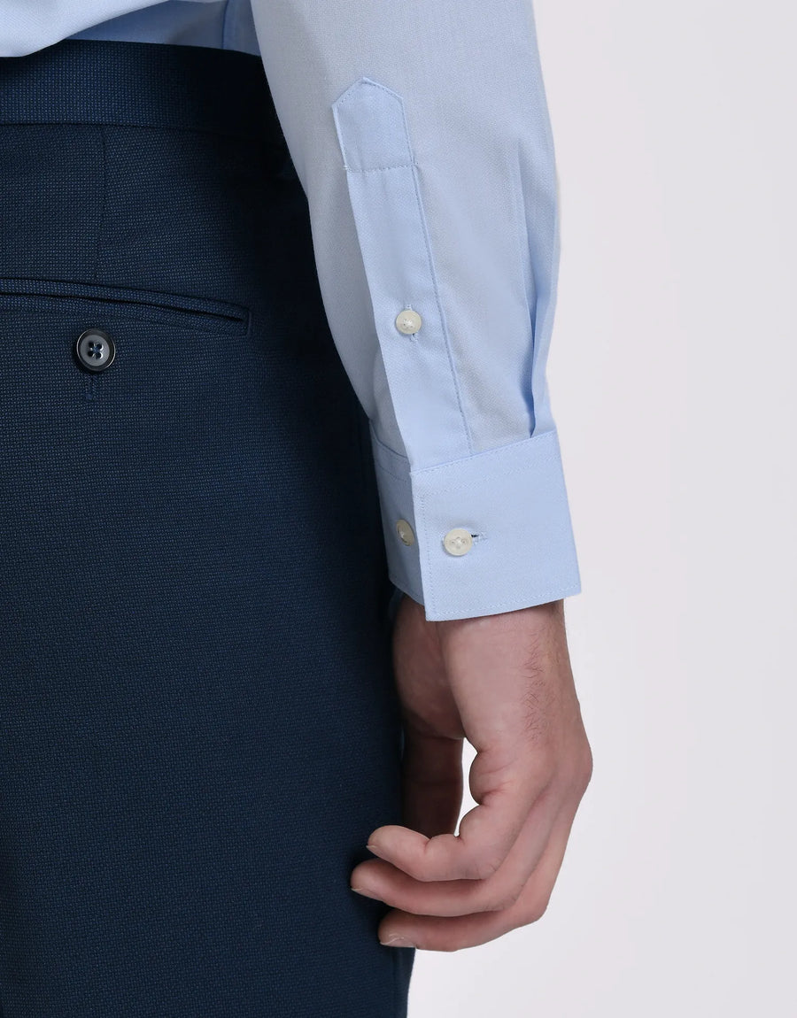 CAMISA VESTIR ESTRUCTURA CUELLO ITALIANO