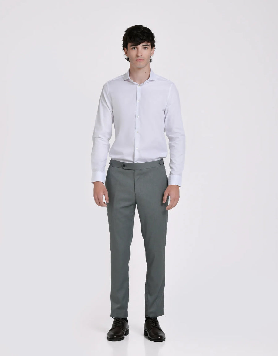 CAMISA VESTIR ESTRUCTURA CUELLO ITALIANO