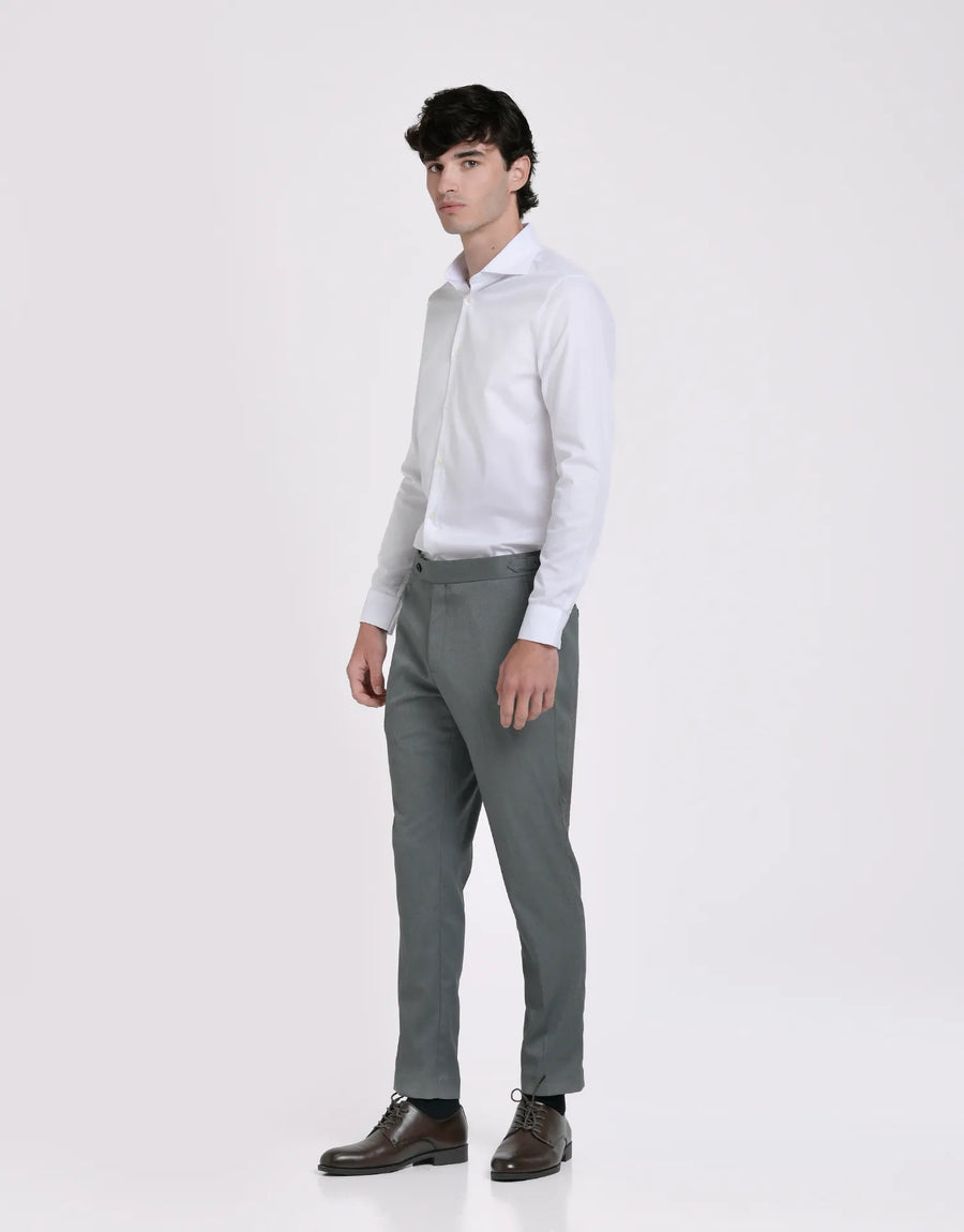 CAMISA VESTIR ESTRUCTURA CUELLO ITALIANO