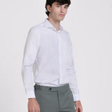 CAMISA VESTIR ESTRUCTURA CUELLO ITALIANO