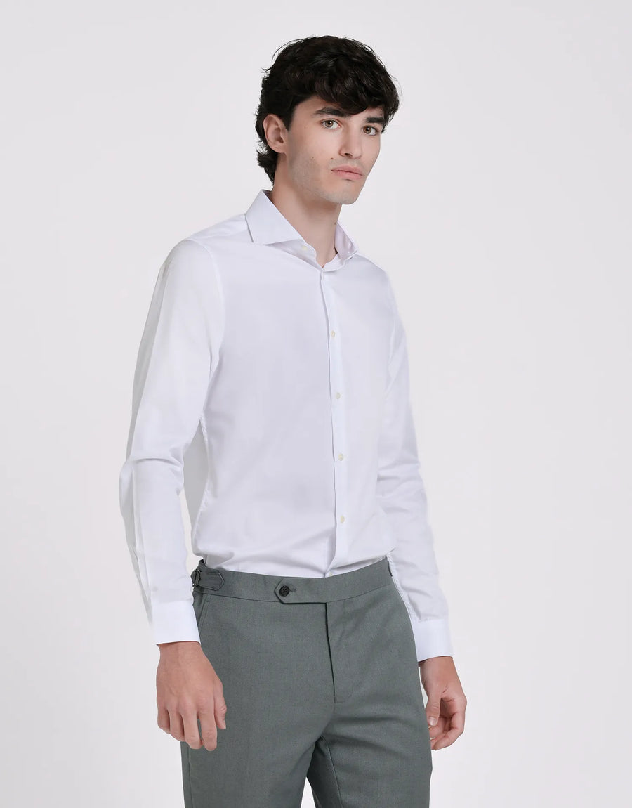 CAMISA VESTIR ESTRUCTURA CUELLO ITALIANO