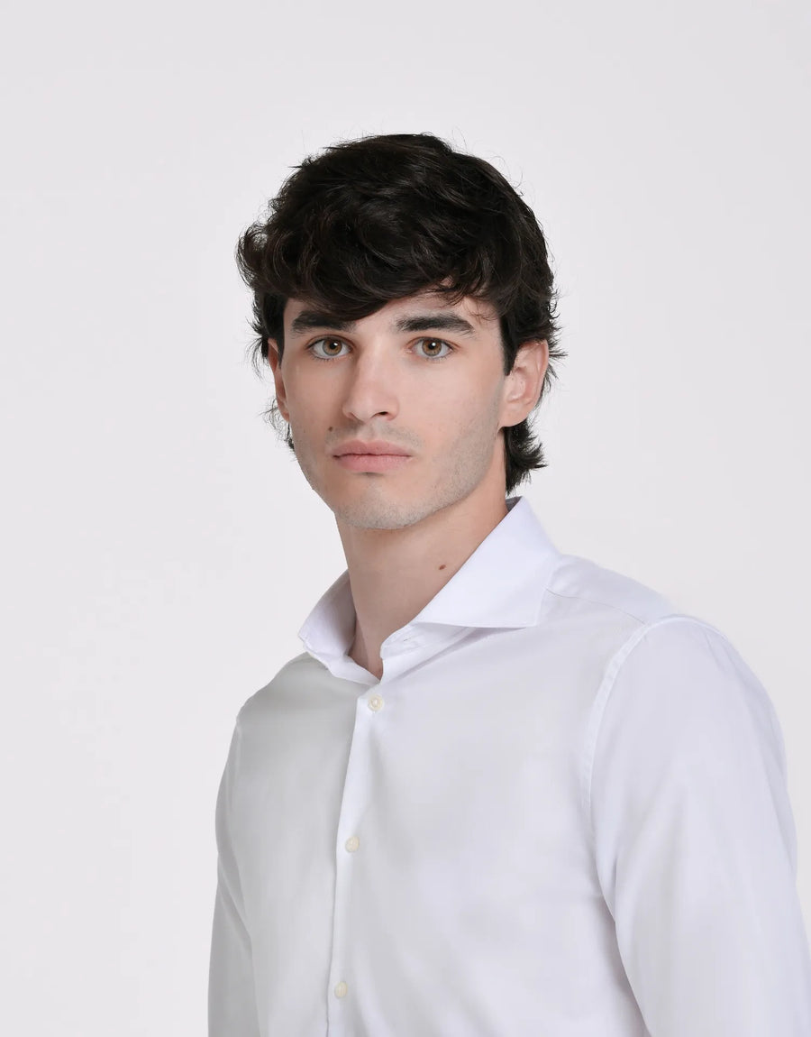 CAMISA VESTIR ESTRUCTURA CUELLO ITALIANO